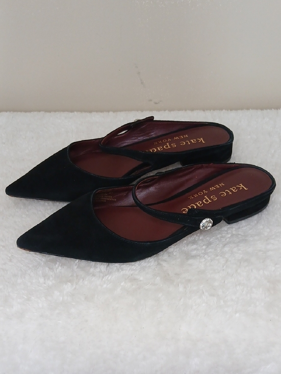 kate spade Shoes - Kate Spade Meg Suede Slip On Mules Size US 10